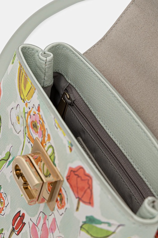 Furla poșetă de piele WB01262.BX3865.TRU00 verde