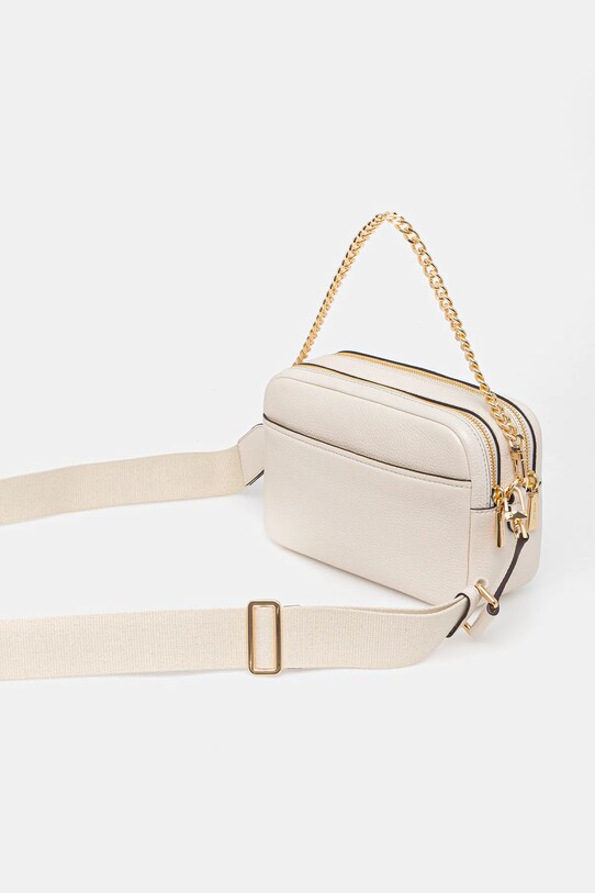 Accesorii MICHAEL Michael Kors geantă de piele 32S5GYTC5L bej