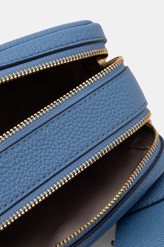 Kožená kabelka MICHAEL Michael Kors 32S5GYTC5L modrá