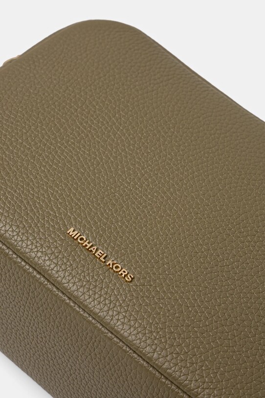 Kožená kabelka MICHAEL Michael Kors zelená 32S5GYTC5L