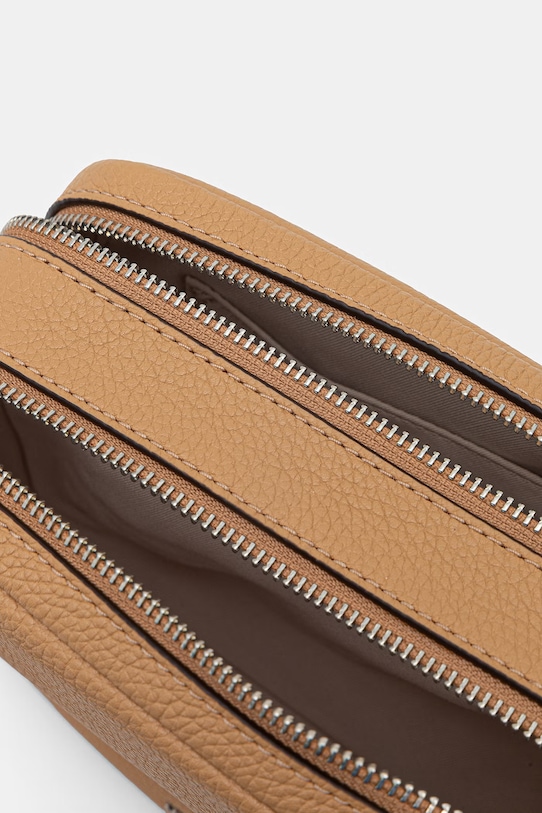 Δερμάτινη τσάντα MICHAEL Michael Kors 32S5SYTC5L μπεζ