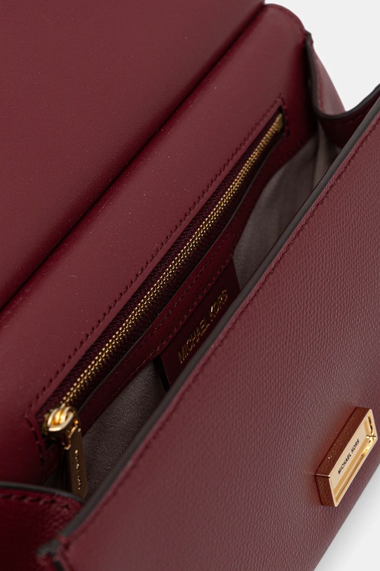 MICHAEL Michael Kors torebka skórzana 30S5G9YC6L bordowy