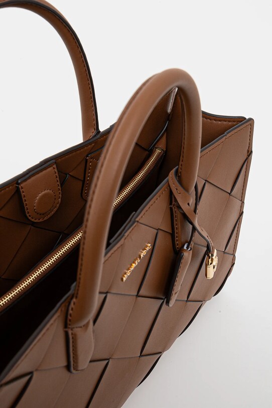 Кожаная сумочка MICHAEL Michael Kors 30S5GETS2L коричневый