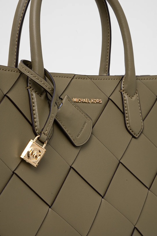 Accesorii MICHAEL Michael Kors poseta de piele 30S5GETS2L verde