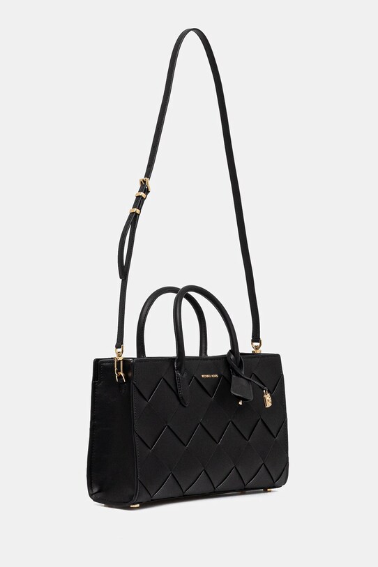 Kožená kabelka MICHAEL Michael Kors 30S5GETS2L černá SS25