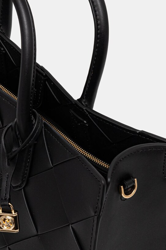 Kožená kabelka MICHAEL Michael Kors 30S5GETS2L černá