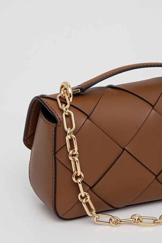 Accesorii MICHAEL Michael Kors poseta de piele 30S5G2RL5L maro