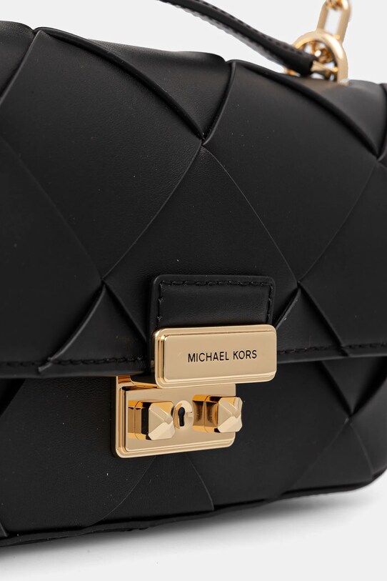 Kožená kabelka MICHAEL Michael Kors černá 30S5G2RL5L