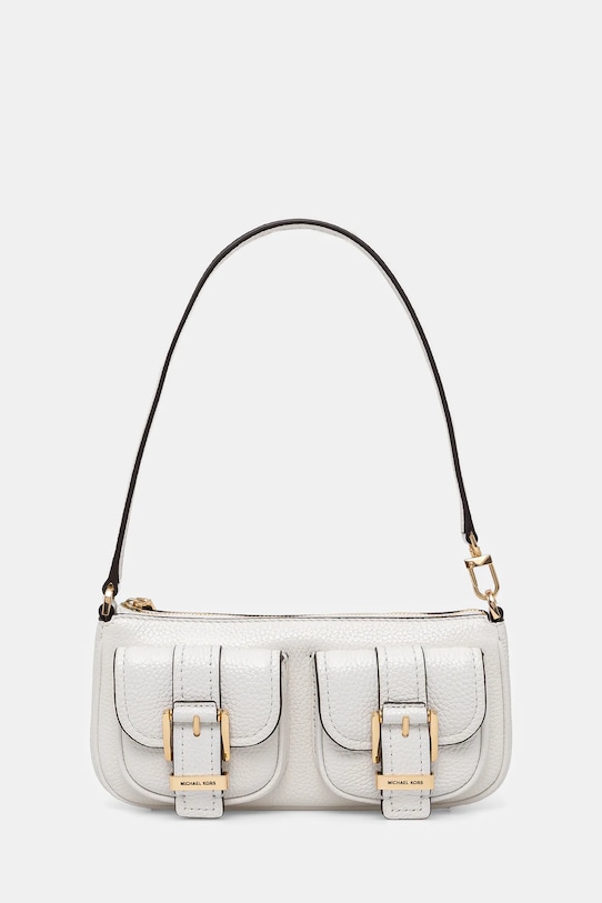 MICHAEL Michael Kors borsa a mano in pelle pelle fiore bianco 32S5GZCU1L