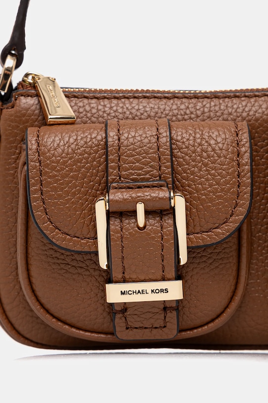 Accesorii MICHAEL Michael Kors poseta de piele 32S5GZCU1L maro