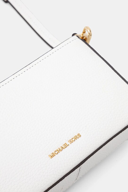 Kožená kabelka MICHAEL Michael Kors biela 32S5GYTU1L