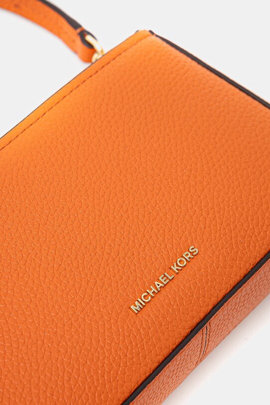 Кожена чанта MICHAEL Michael Kors оранжев 32S5GYTU1L