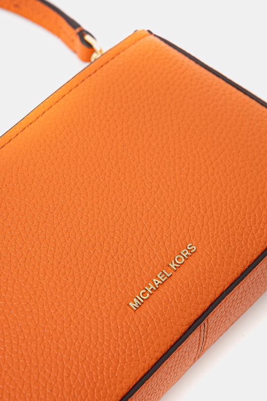 Kožená kabelka MICHAEL Michael Kors oranžová 32S5GYTU1L
