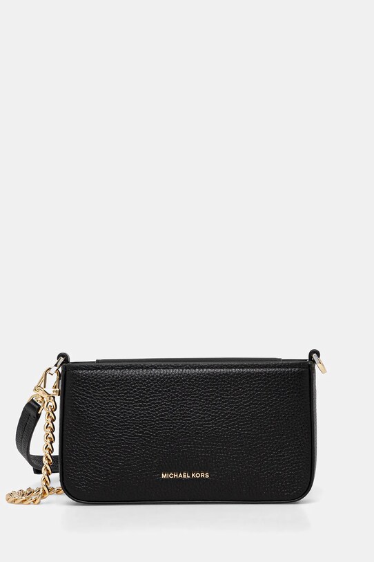Шкіряна сумочка MICHAEL Michael Kors лицьова шкіра чорний 32S5GYTU1L