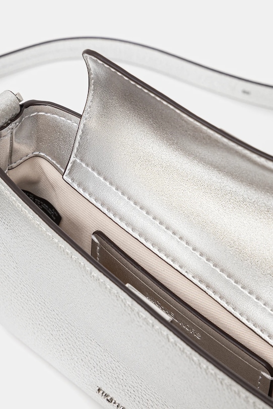 MICHAEL Michael Kors torebka skórzana 32S5SYTC5M srebrny