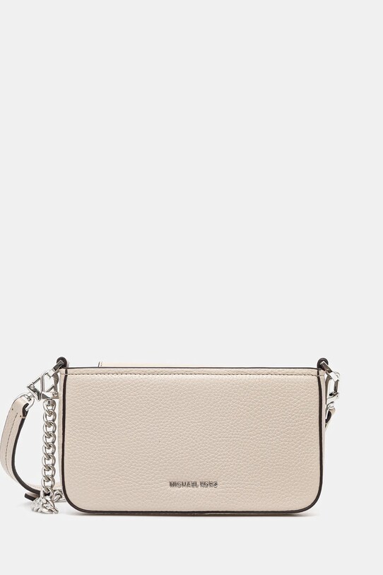 Kožená kabelka MICHAEL Michael Kors přírodní kůže béžová 32S5SYTU1L
