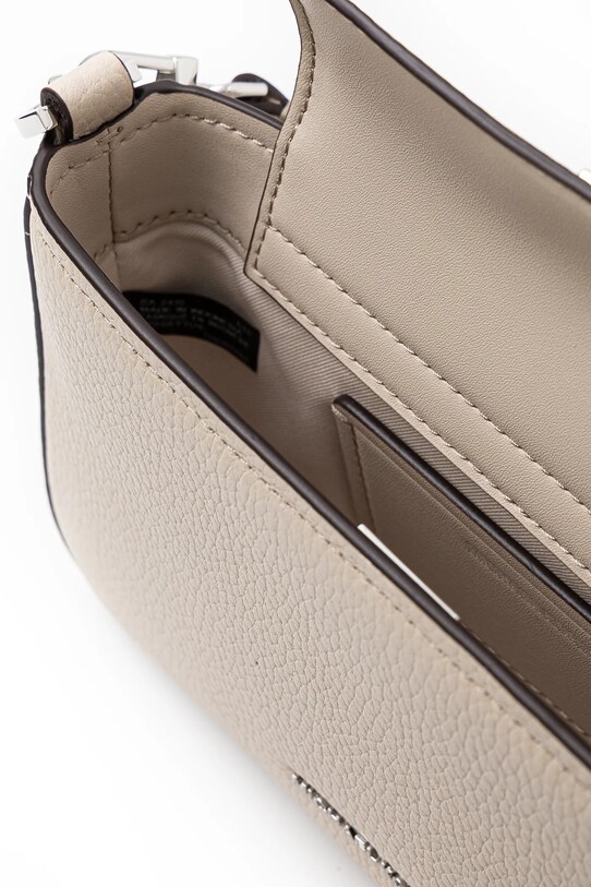 Kožená kabelka MICHAEL Michael Kors 32S5SYTU1L béžová