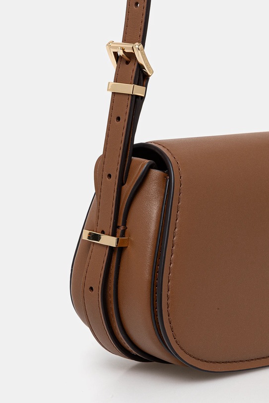 Kožená kabelka MICHAEL Michael Kors hnědá 32S5GL0C1L