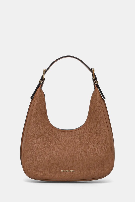 Kožená kabelka MICHAEL Michael Kors přírodní kůže hnědá 30F4GY5H1L