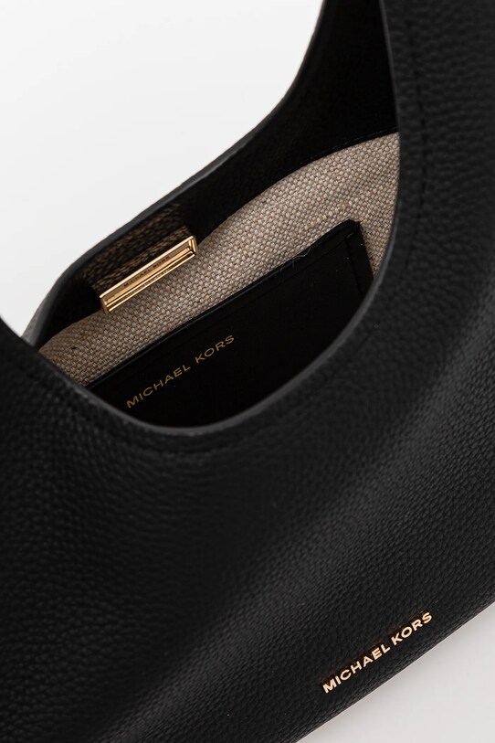 Kožená kabelka MICHAEL Michael Kors 30F4GY5H1L čierna