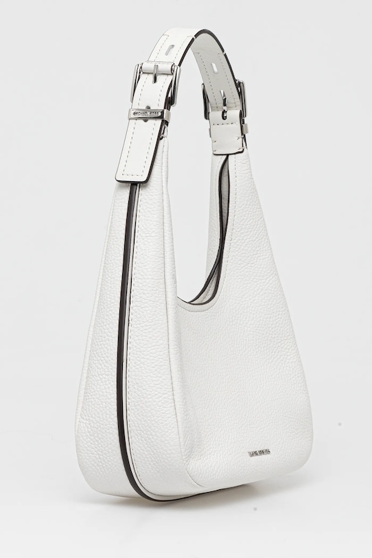 Kožená kabelka MICHAEL Michael Kors 30F4SY5H1L biela SS25