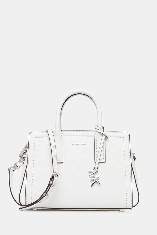 MICHAEL Michael Kors borsa a mano in pelle pelle fiore bianco 30S5S9IS1L