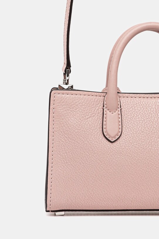 Doplňky Kožená kabelka MICHAEL Michael Kors 32F4SETC0L růžová