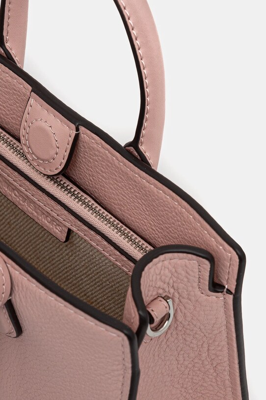 Kožená kabelka MICHAEL Michael Kors 32F4SETC0L růžová