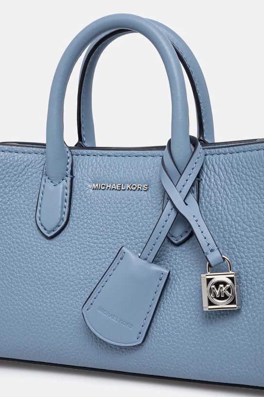Kožená kabelka MICHAEL Michael Kors 32F4SETC0L modrá SS25