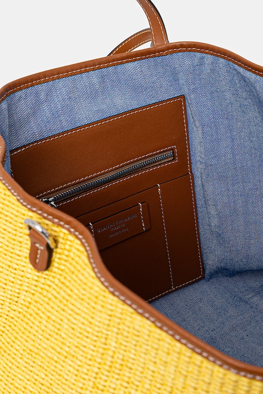 Τσάντα Gianni Chiarini SUPERLIGHT BS.10356.CST.DNM κίτρινο