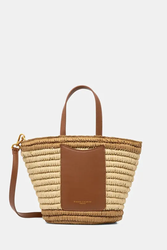 Gianni Chiarini torebka MAE nie mieści A4 beżowy BS.10730.BCKT