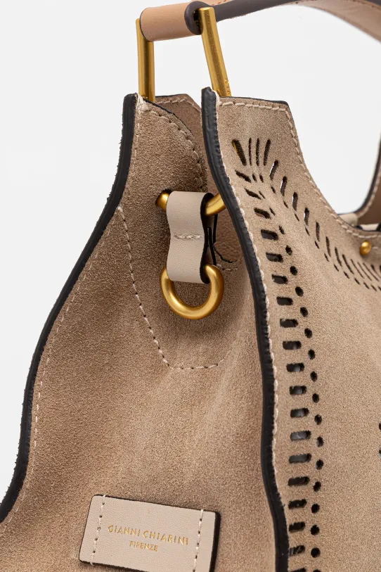 Gianni Chiarini torebka skórzana AURORA zielony BS.11265.CMLSR