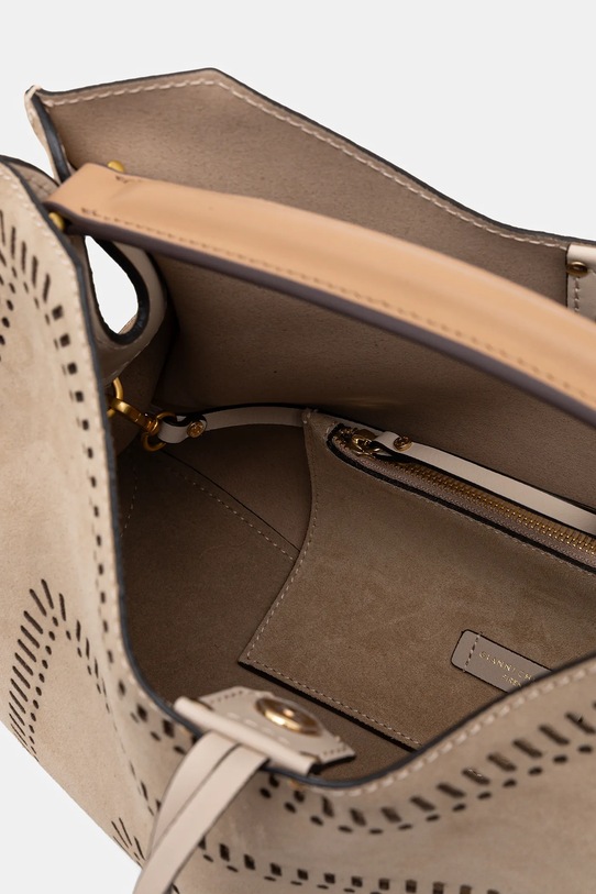 Semišová kabelka Gianni Chiarini AURORA BS.11266.CMLSR