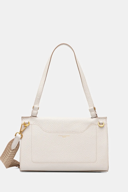 Kožená kabelka Gianni Chiarini NICOLE přírodní kůže béžová BS.11336.TKL.NAETN