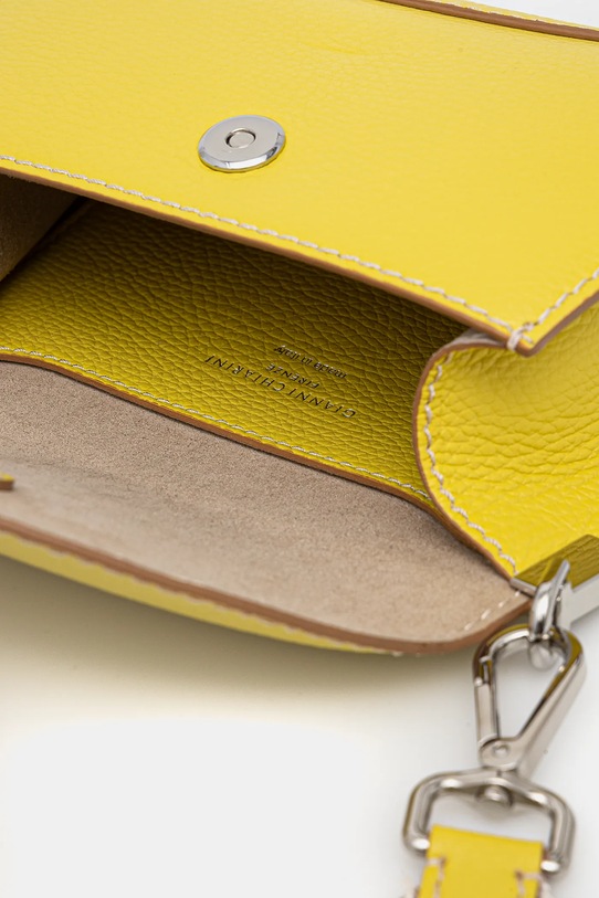 Kožna torba Gianni Chiarini MARGOT BS.11410.GRN.NABCL zlatna