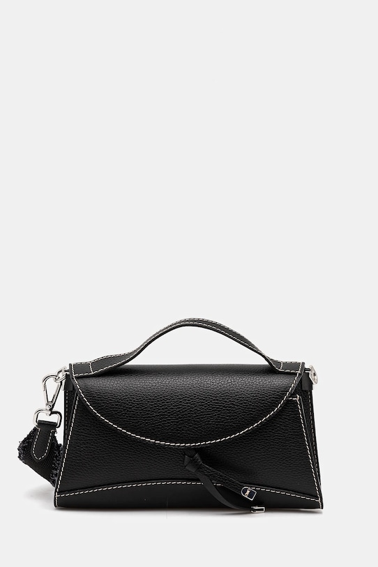 Gianni Chiarini torebka skórzana MARGOT skóra licowa czarny BS.11411.GRN.NABCL