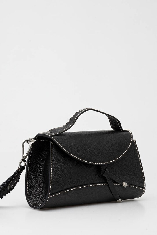 Δερμάτινη τσάντα Gianni Chiarini MARGOT BS.11411.GRN.NABCL μαύρο SS25