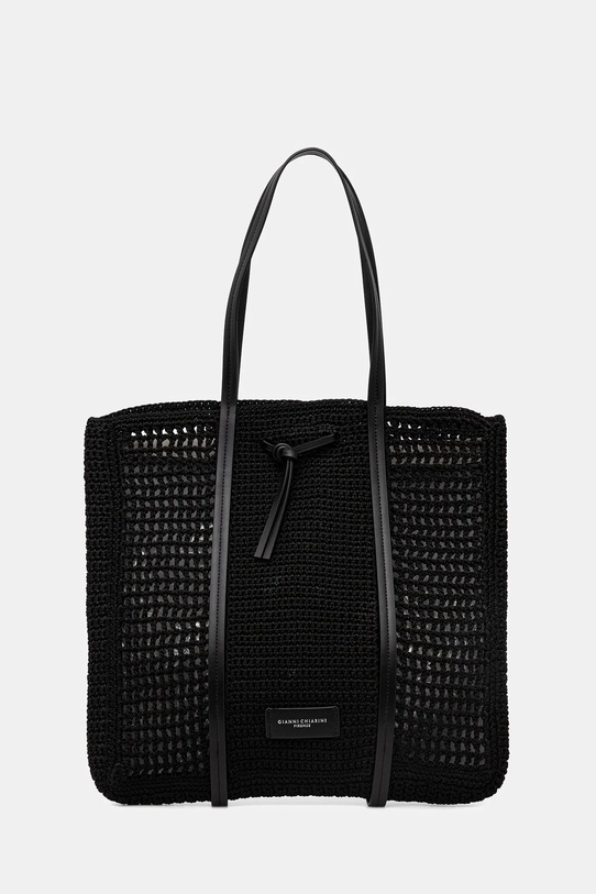 Gianni Chiarini poșetă VICTORIA incape in A4 negru BS.11581.SMCRH