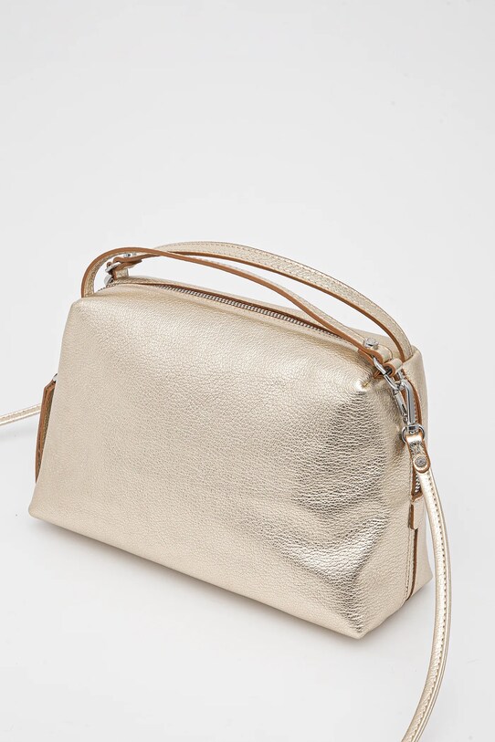 Doplnky Kožená kabelka Gianni Chiarini ALIFA BS.8148.GTMET zlatá