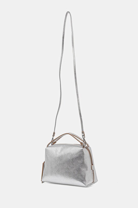 Gianni Chiarini torebka skórzana ALIFA BS.8148.GTMET srebrny SS25