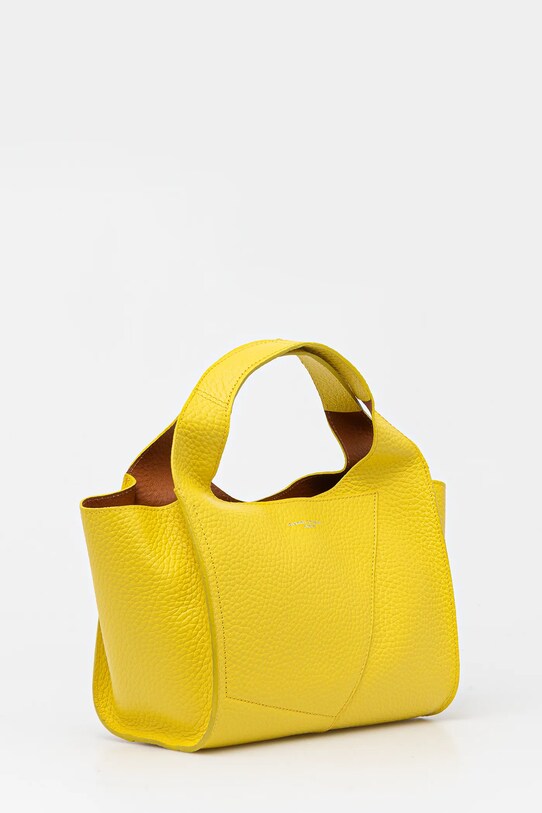 Kožená kabelka Gianni Chiarini EUFORIA BS.9554.RNGDBL žltá SS25