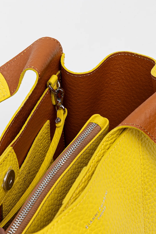 Шкіряна сумочка Gianni Chiarini EUFORIA BS.9554.RNGDBL жовтий