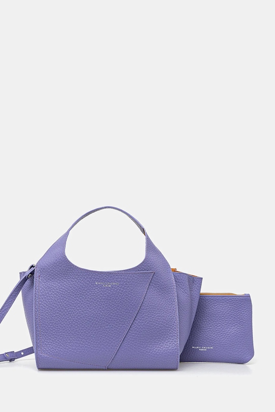 Gianni Chiarini borsa a mano in pelle EUFORIA pelle fiore violetto BS.9554.RNGDBL