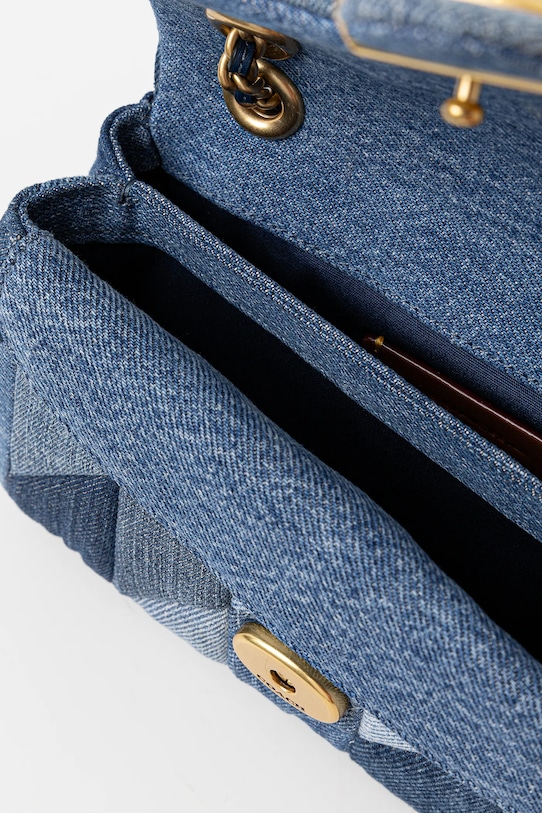 Džínová taška Coach Tabby CAM93 modrá