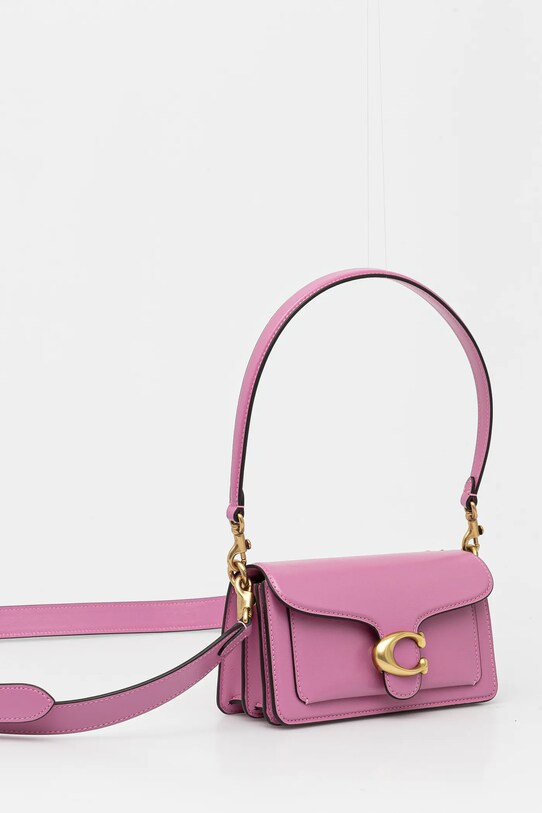 Шкіряна сумочка Coach Tabby CAM87 фіолетовий SS25