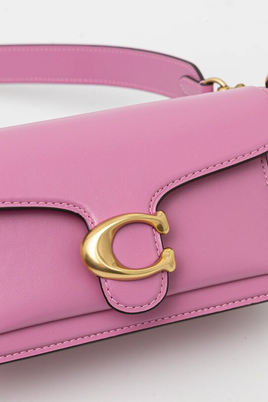 Шкіряна сумочка Coach Tabby фіолетовий CAM87