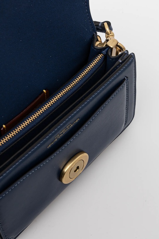 Шкіряна сумочка Coach Tabby CAM87 темно-синій