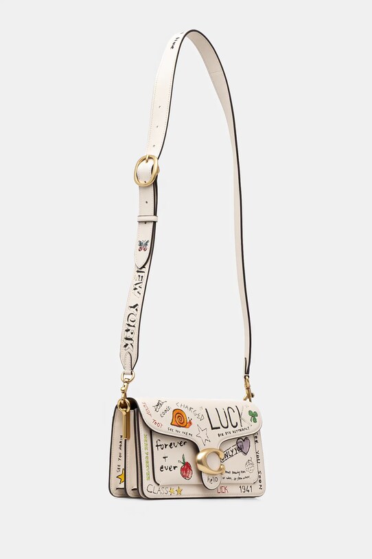 Coach poseta de piele Tabby CAM85 bej SS25