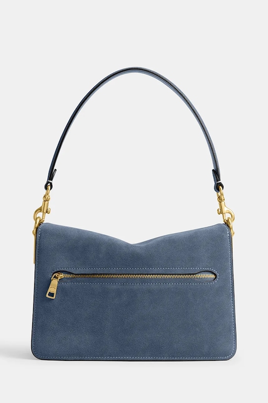 Coach torebka zamszowa Tabby CAN13 niebieski SS26