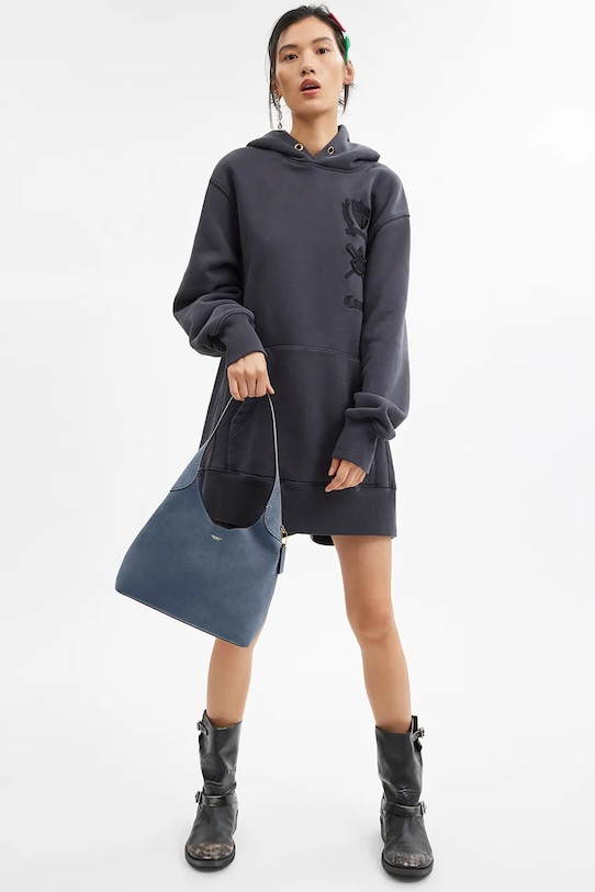 Coach torebka zamszowa Brooklyn CW637